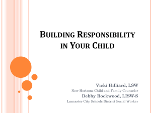 Building Responsibility in Your Child