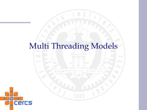 Multithreading models