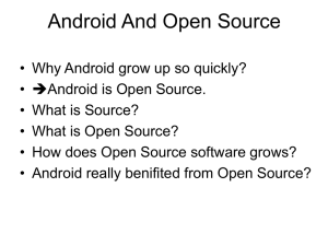 Android And Open Source - lzy-s-prct