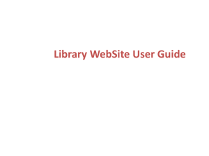 User Guide of Başkent University Website
