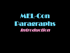 to Learn more about Mel-con! - Ms. Dahlby`s Classroom: Language