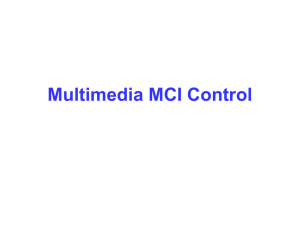 Multimedia MCI Control