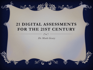 21 Digital Assessments for the 21st Century