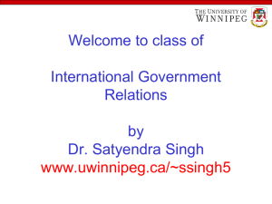 International Government Relations