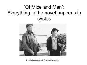 Of Mice And Men – everthing in the novel