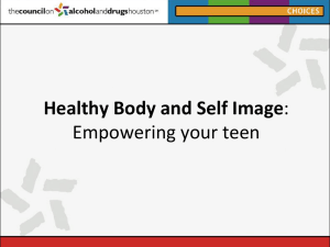 Healthy Body and Self Image: Empowering your teen
