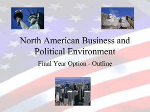 North American Business and Political Environment