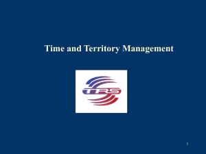 Time and Territory Management - trs