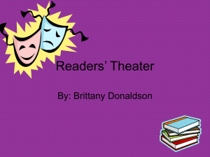 Reader`s Theater Power Point