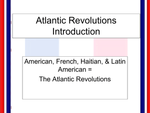 Atlantic Revolutions Powerpoint