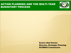 journey so far - Strategic Planning Directorate