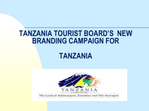 A tourism destination brand is