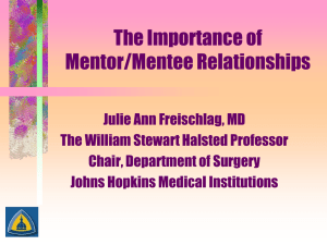 The Good Mentor - Johns Hopkins Medicine