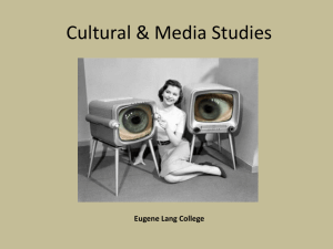 Cultural & Media Studies