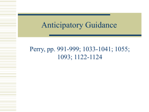 Anticipatory Guidance