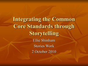 Common Core Standards and Storytelling