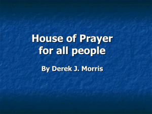 How can your church become a house of prayer for all people in