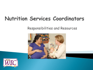 Nutrition Services Coordinators
