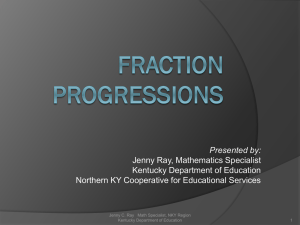 Fraction Progressions