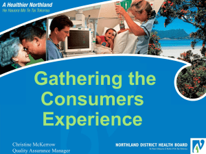 Gathering the consumer experience