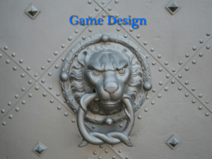 Game Design (PowerPoint)