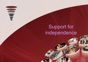 Support for independence
