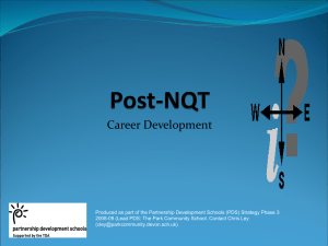 Career Development Post NQT