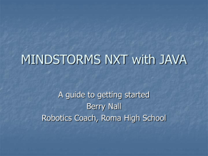 Robo Academy Mindstorms NXT with Java.docx, leJOS