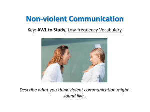 Non-violent Communication