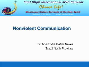 on Non-violent Communication (click here)