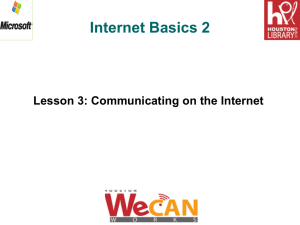 Internet Basics 2 Presentation