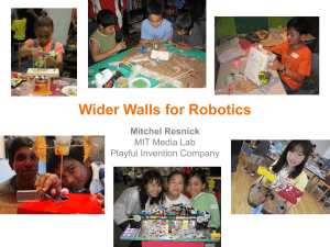Integrate robotics throughout the entire LEGO