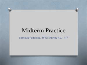 Midterm Practice Quiz