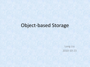 Object-based Storage