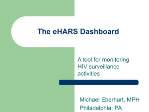 eHARS Surveillance Dashboard