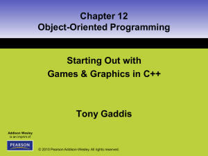 12.2 Classes and Objects