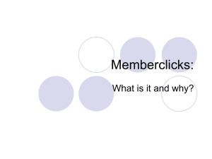 Overview of MemberClicks software