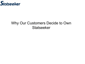 Statseeker - why it is unique