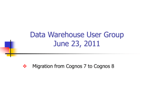 Migration from Cognos 7 to Cognos 8