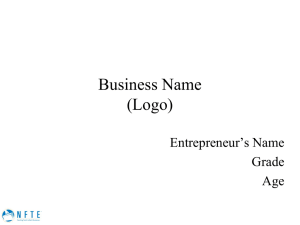 [Name of Business]