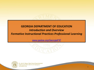 Formative Instructional Practices (FIP)