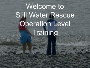 Welcome to RGT Water Rescue Operation Level Training
