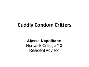 Cuddly Condom Critters