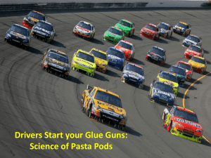 Pasta Pods (NASCAR)