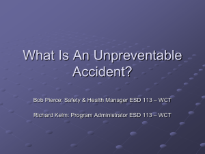 What is an Unpreventable Accident?