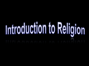 Pre-Literate Religions