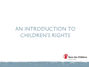 PowerPoint - Children`s Rights in Wales