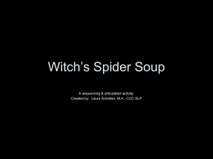 Witch`s Spider Soup