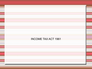 introduction to Income Tax