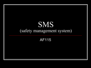 SMS (safety management system)